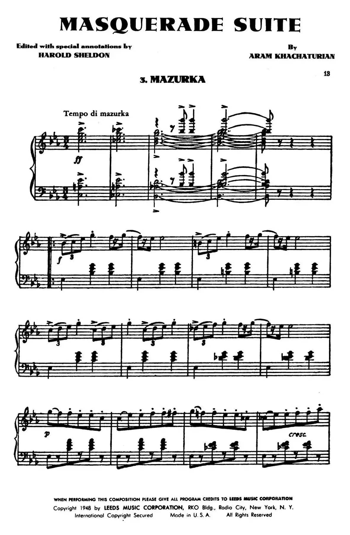 Masquerade Suite（Ⅲ）