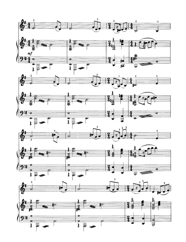 回归抒怀（小提琴+钢琴）