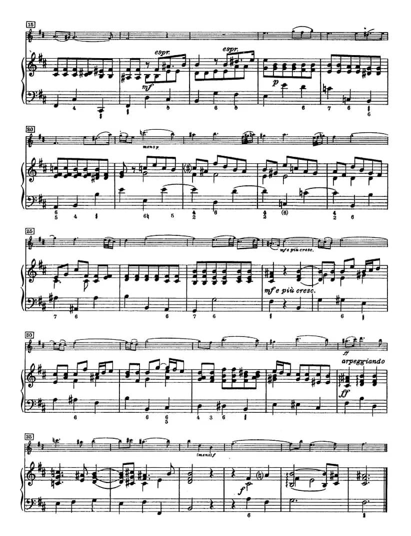 第四奏鸣曲（小提琴+钢琴）