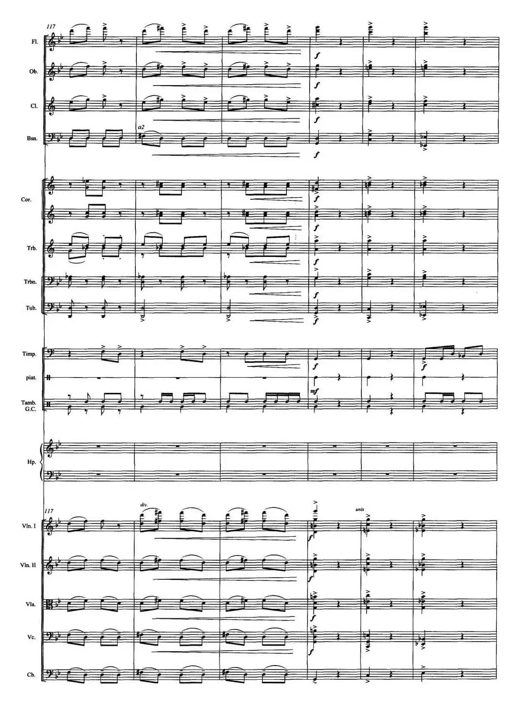 壮美的牧歌（交响音诗、总谱）