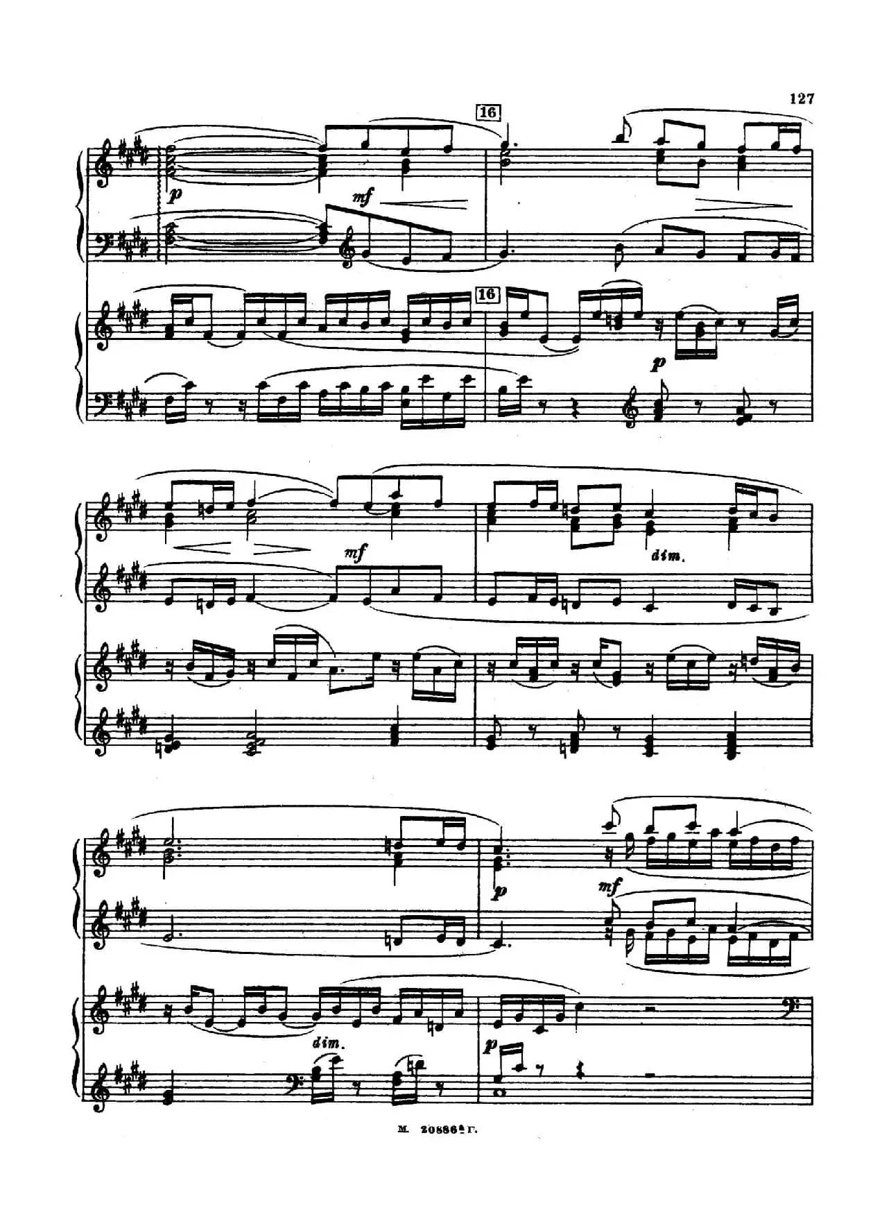 交响舞曲 Symphonic Dance Op.45（双钢琴）