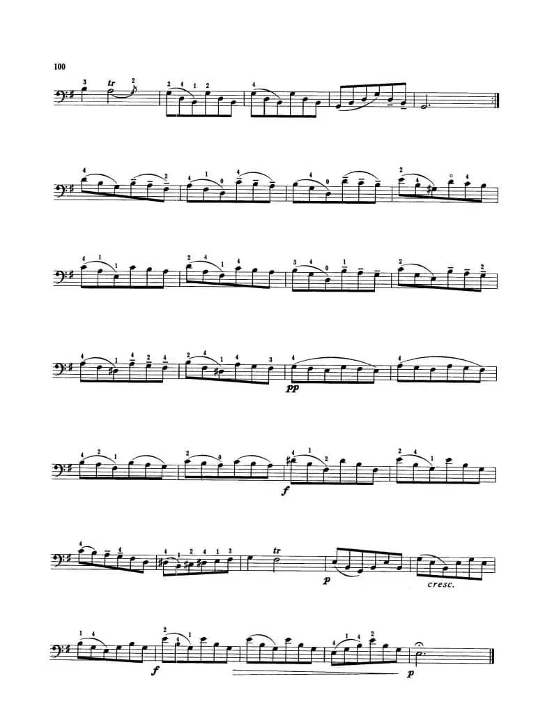 马尔切洛e小调奏鸣曲 （大提琴）