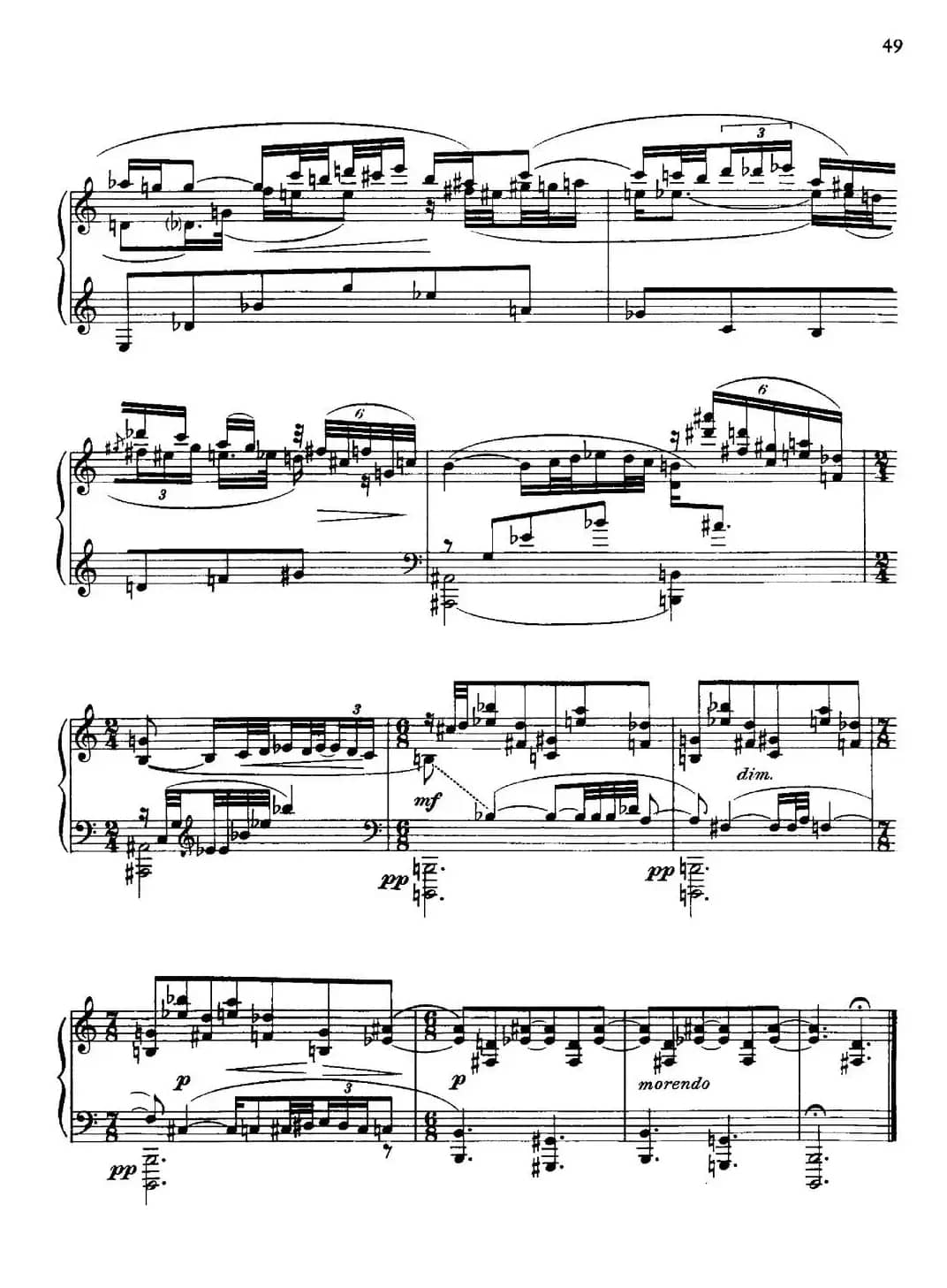 塞缪尔·巴伯 - 降e小调钢琴奏鸣曲 op.26 v.3