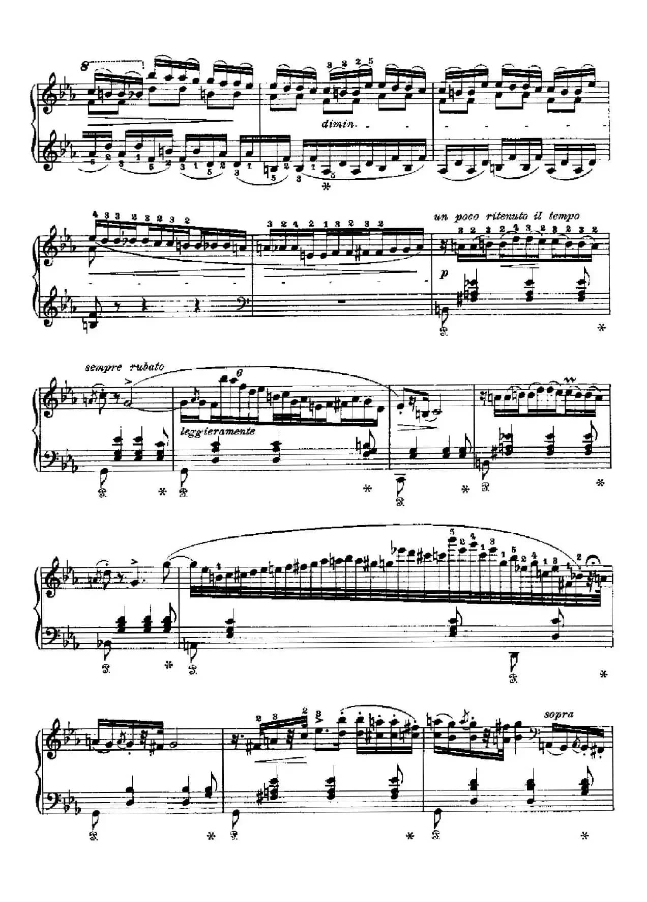 Two Polonaises S.223（2首波洛奈兹舞曲·c小调）