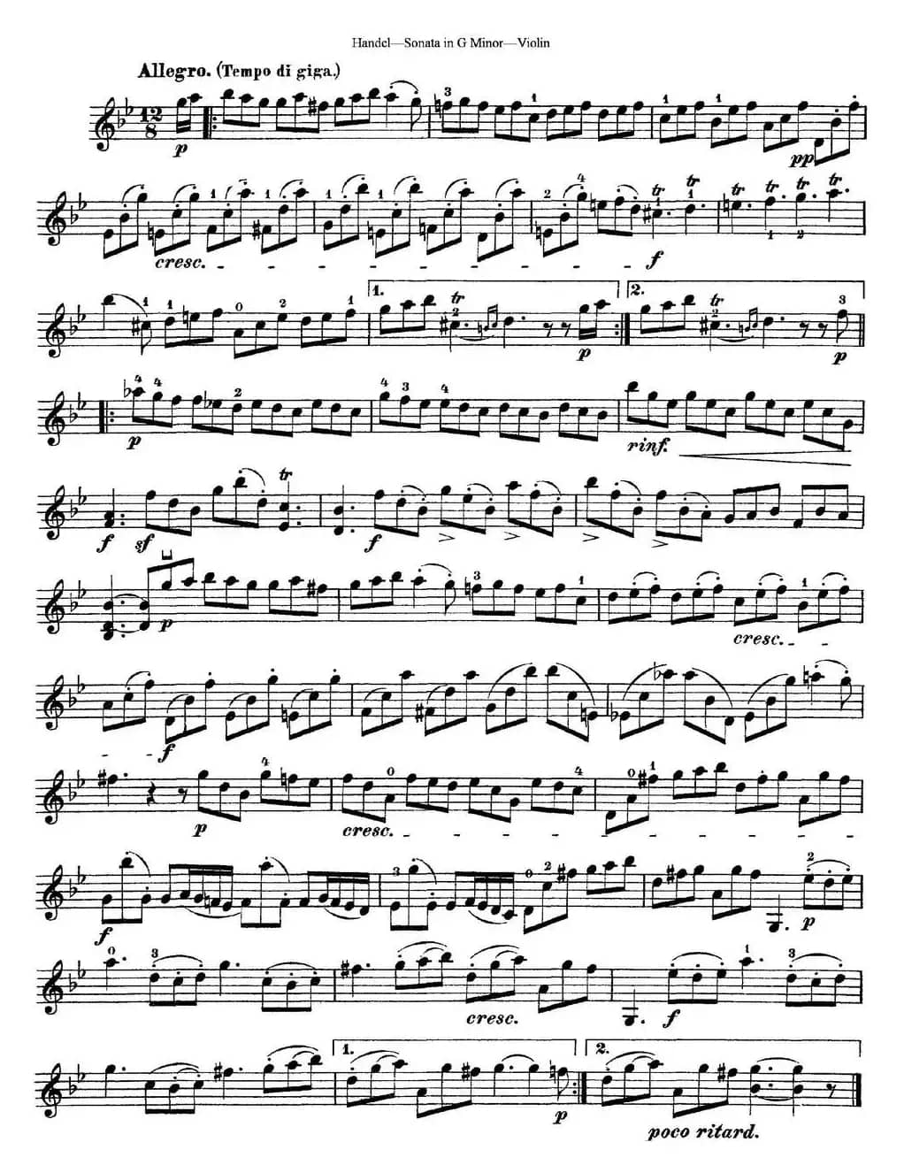 Violin Sonata No.2 in G minor