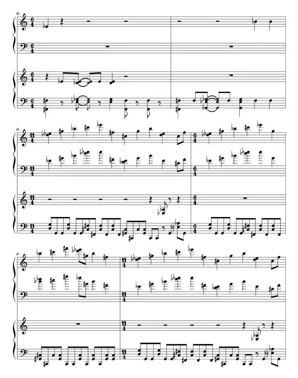 Ekko （游戏《英雄联盟》登录主题曲）（四手联弹）