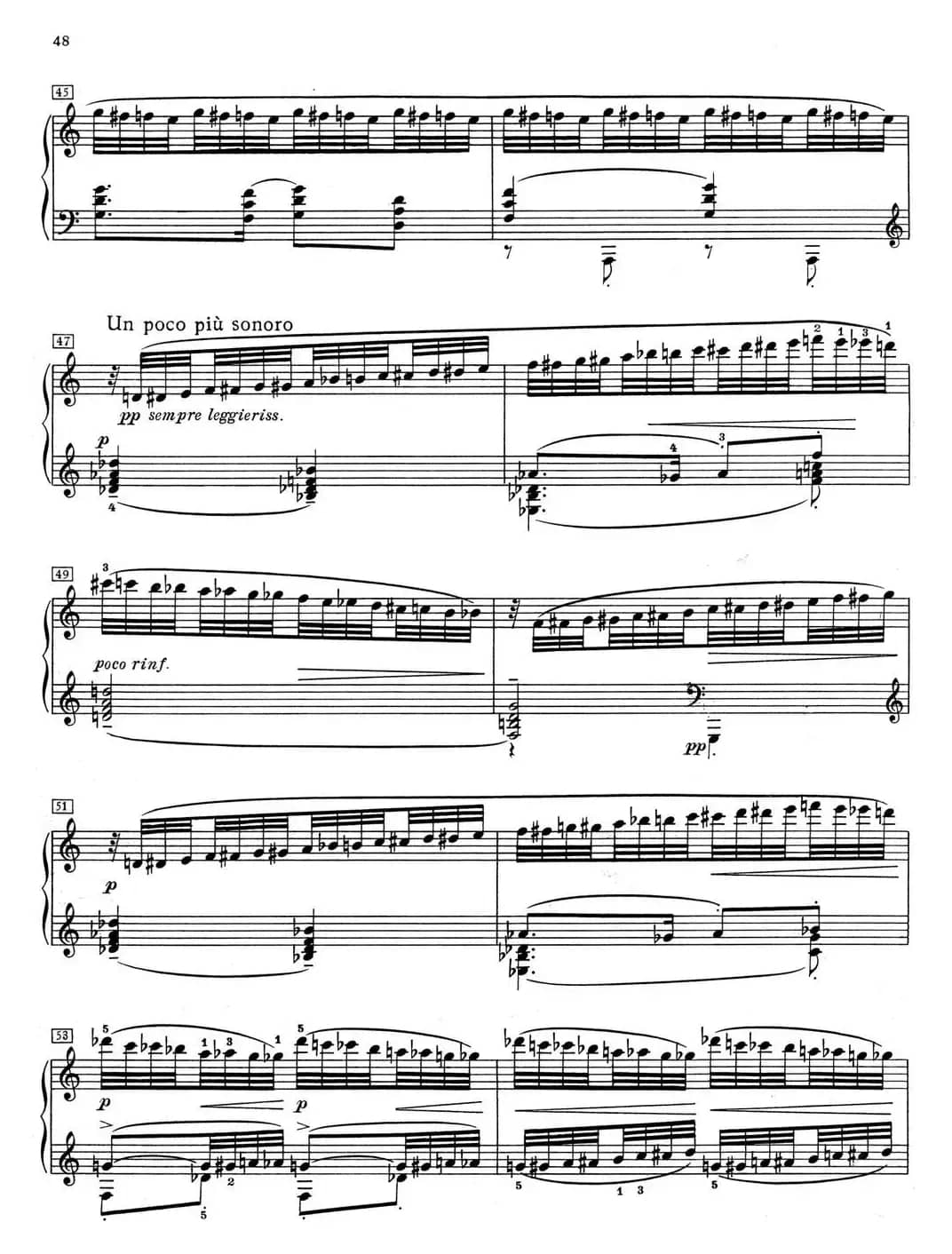 德彪西12首钢琴练习曲（7 半音阶练习v1.0 degrés chromatiques）