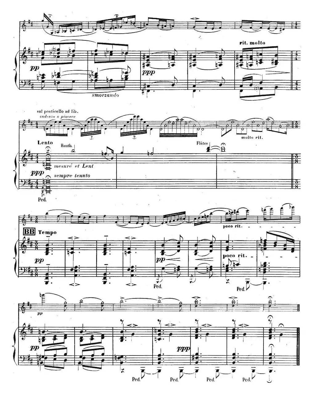 伊萨伊作品集：Chant d'hiver（小提琴+钢琴伴奏）