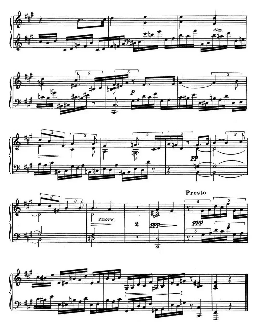 斯克里亚宾 钢琴练习曲 Op.42 No.2 Alexander Scriabin Etudes