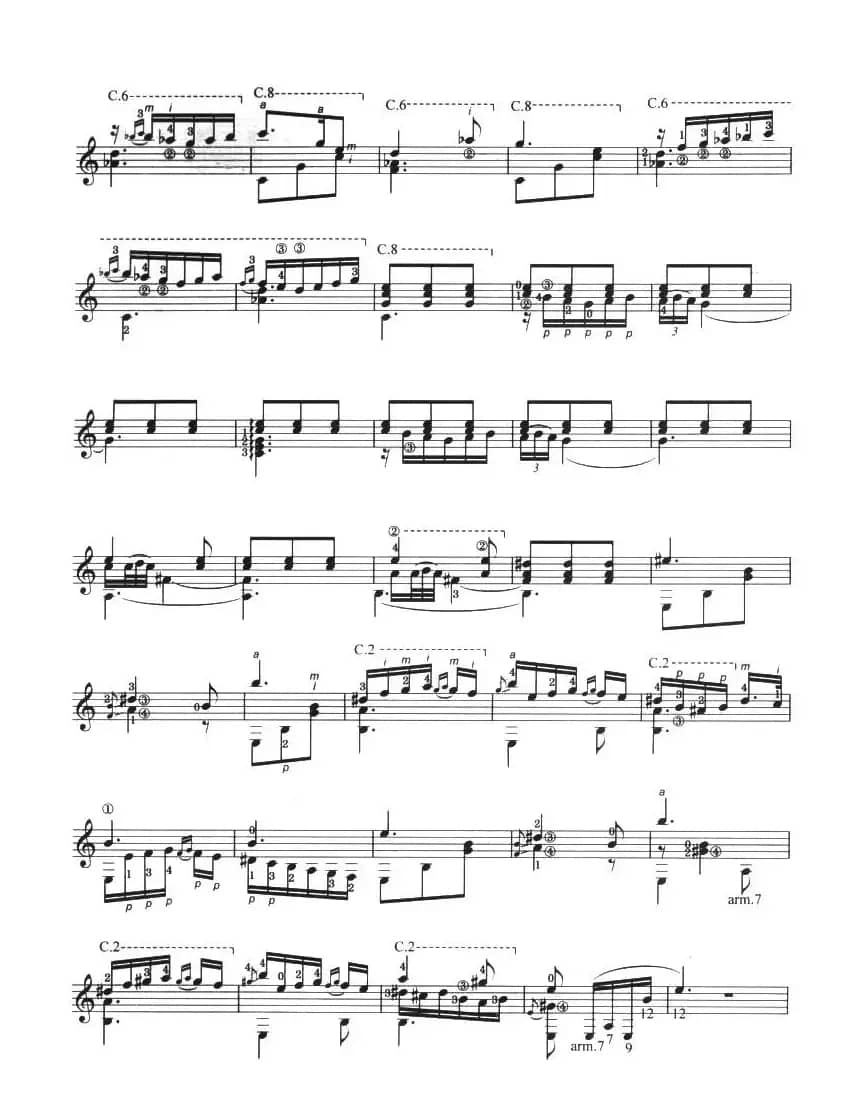 古典吉他考级九级外国乐曲B组（2、格拉纳达）