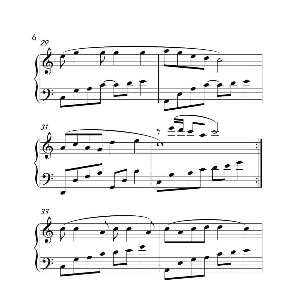 荷塘月色（《弹吧音教》制谱）