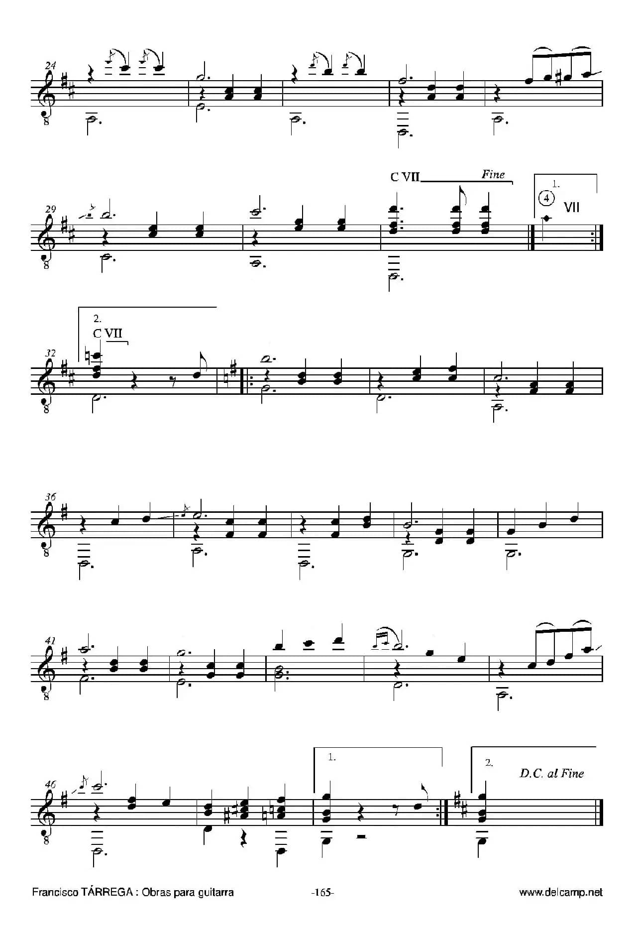 《塔雷加作品全集》第9部分（古典吉他）