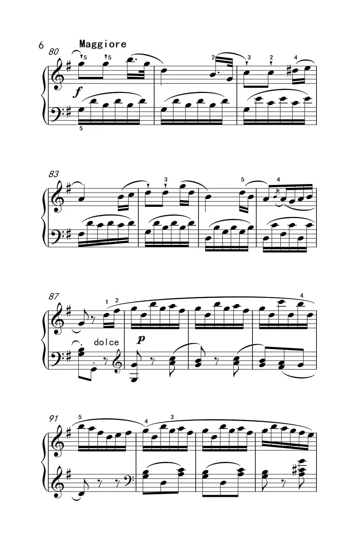 第四级 2.回旋曲（中央音乐学院 钢琴（业余）考级教程 4-6级）