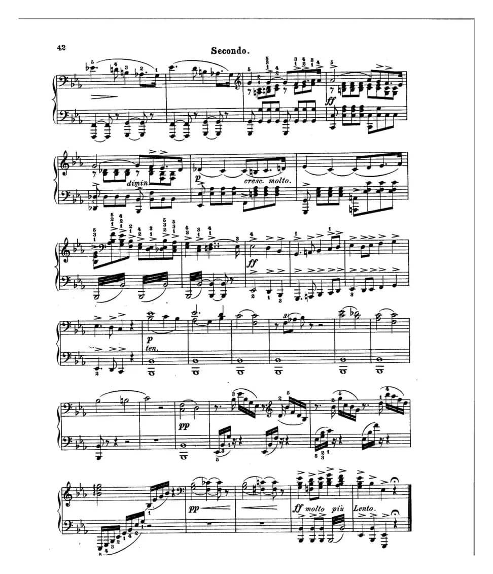 L'Arlesienne Suite No·2（阿莱城姑娘·第二组曲·四手联弹）