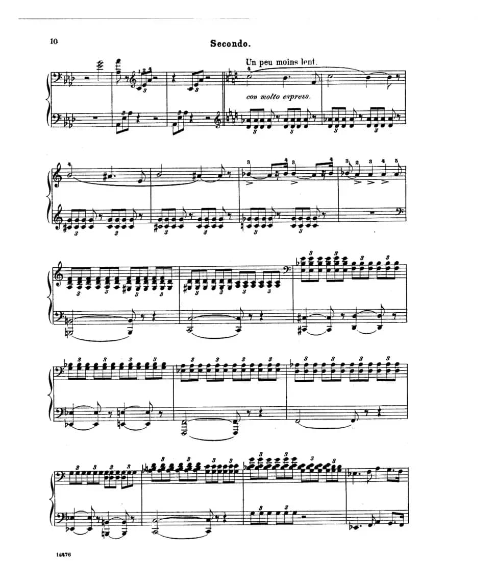 L'Arlesienne Suite No·1（阿莱城姑娘·第一组曲·四手联弹）