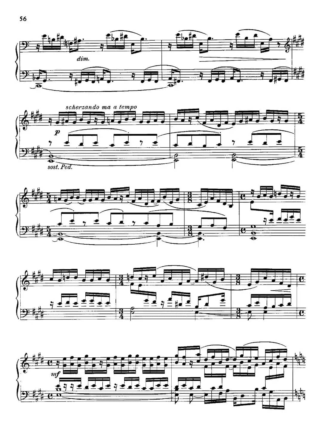 塞缪尔·巴伯 - 降e小调钢琴奏鸣曲 op.26 v.4