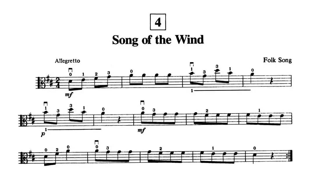 Song of the Wind（中提琴）