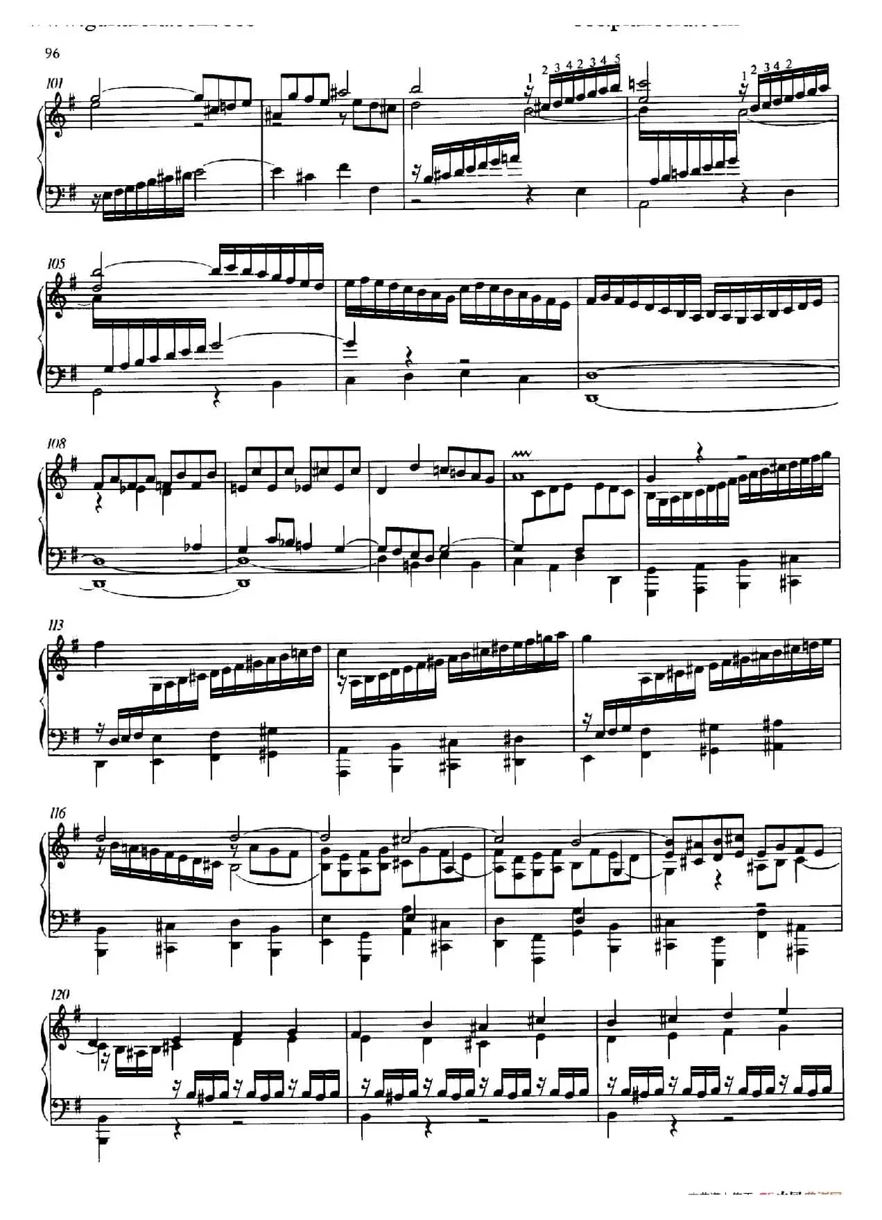 Prelude and Fugue in e Minor BWV 548（e小调前奏曲与赋格）