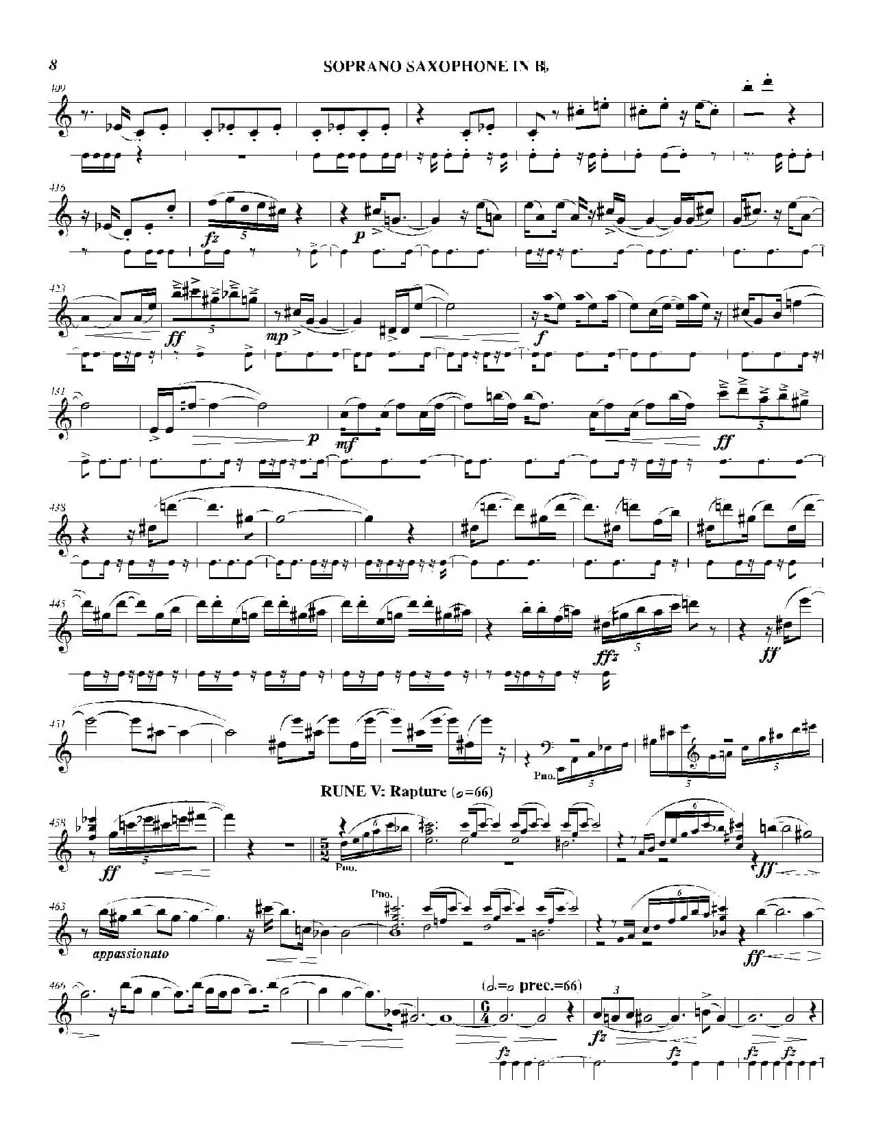 Lustration for The Millennium（高音萨克斯独奏）