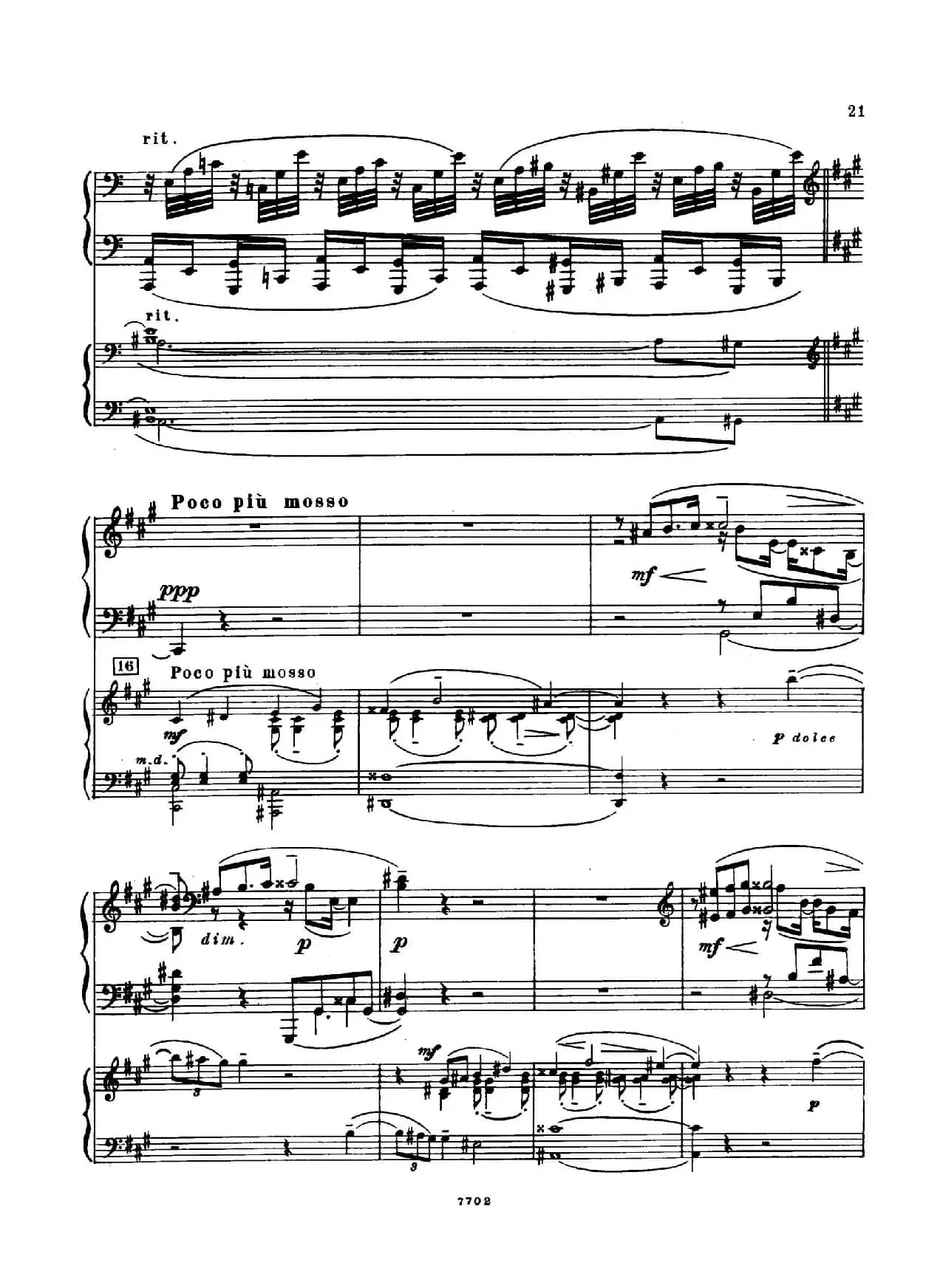 升f小调第一钢琴协奏曲 Op.1（双钢琴版）