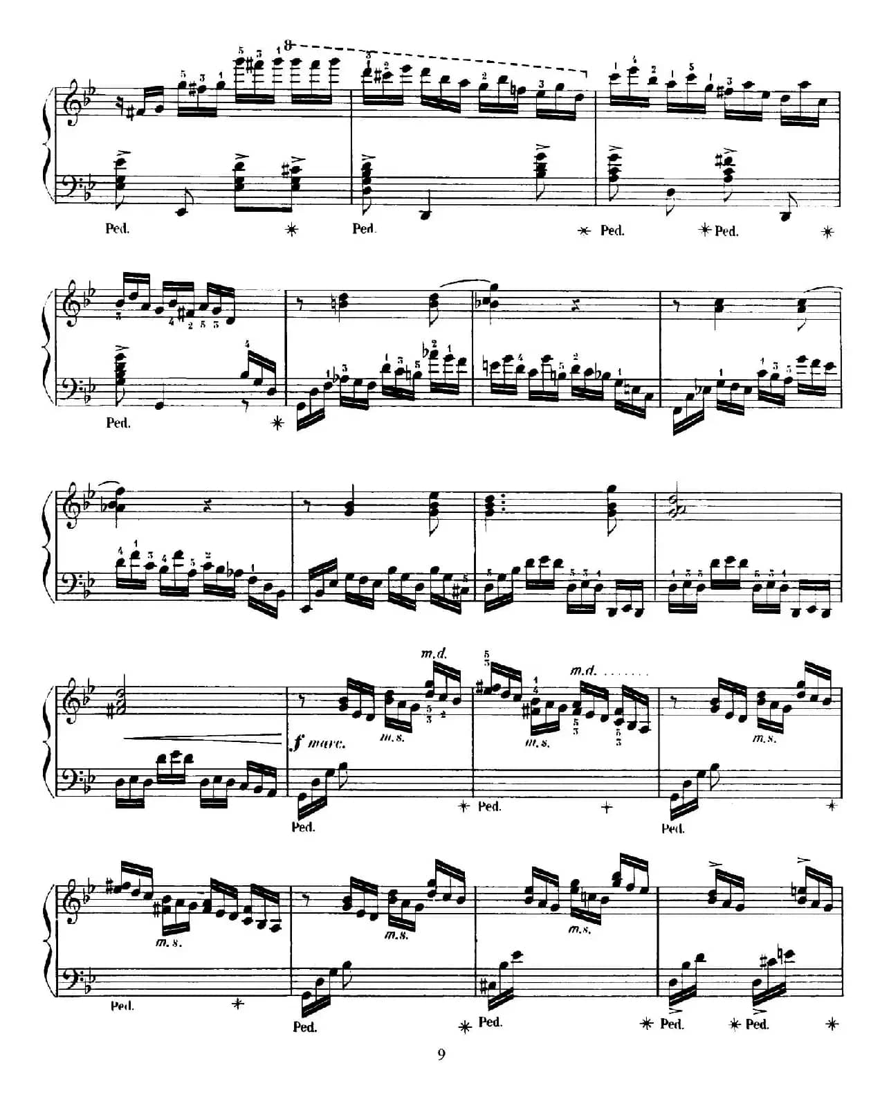 15 Etudes de Virtuosité, Op.72 No.2(十五首钢琴练习曲之二)