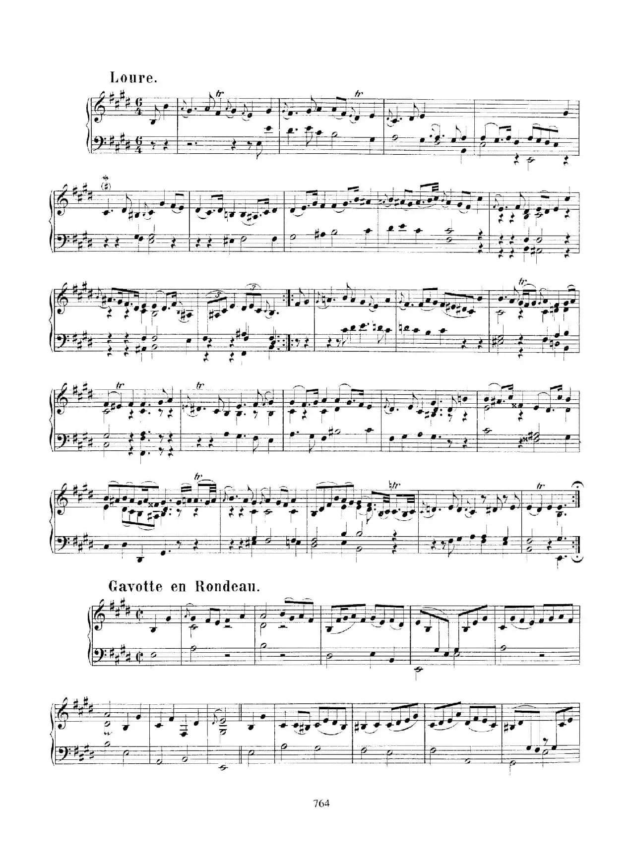 Partita in E Major BWV 1006a（E大调第三无伴奏小提琴组曲·钢琴独奏版）