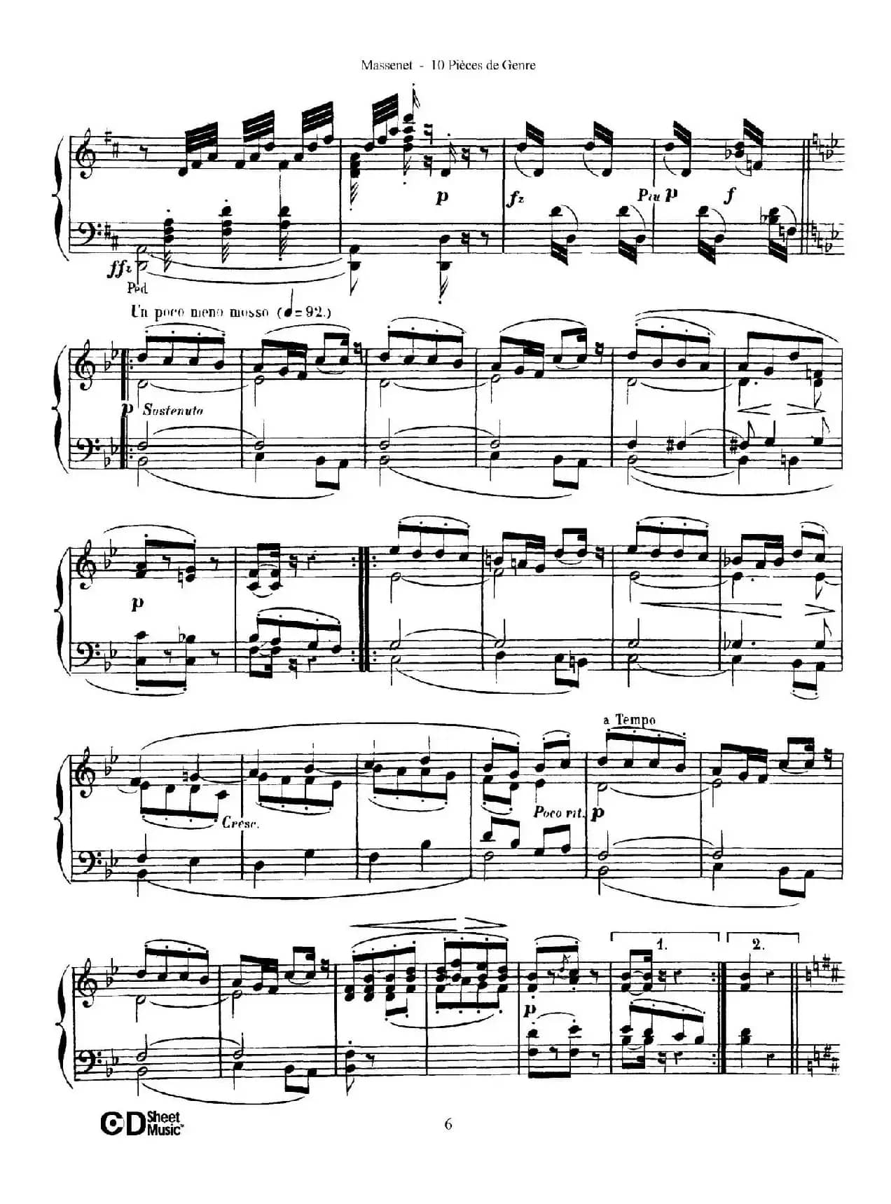 Dix Pièces de Genre Op.10(10首个性小品·Ⅱ)