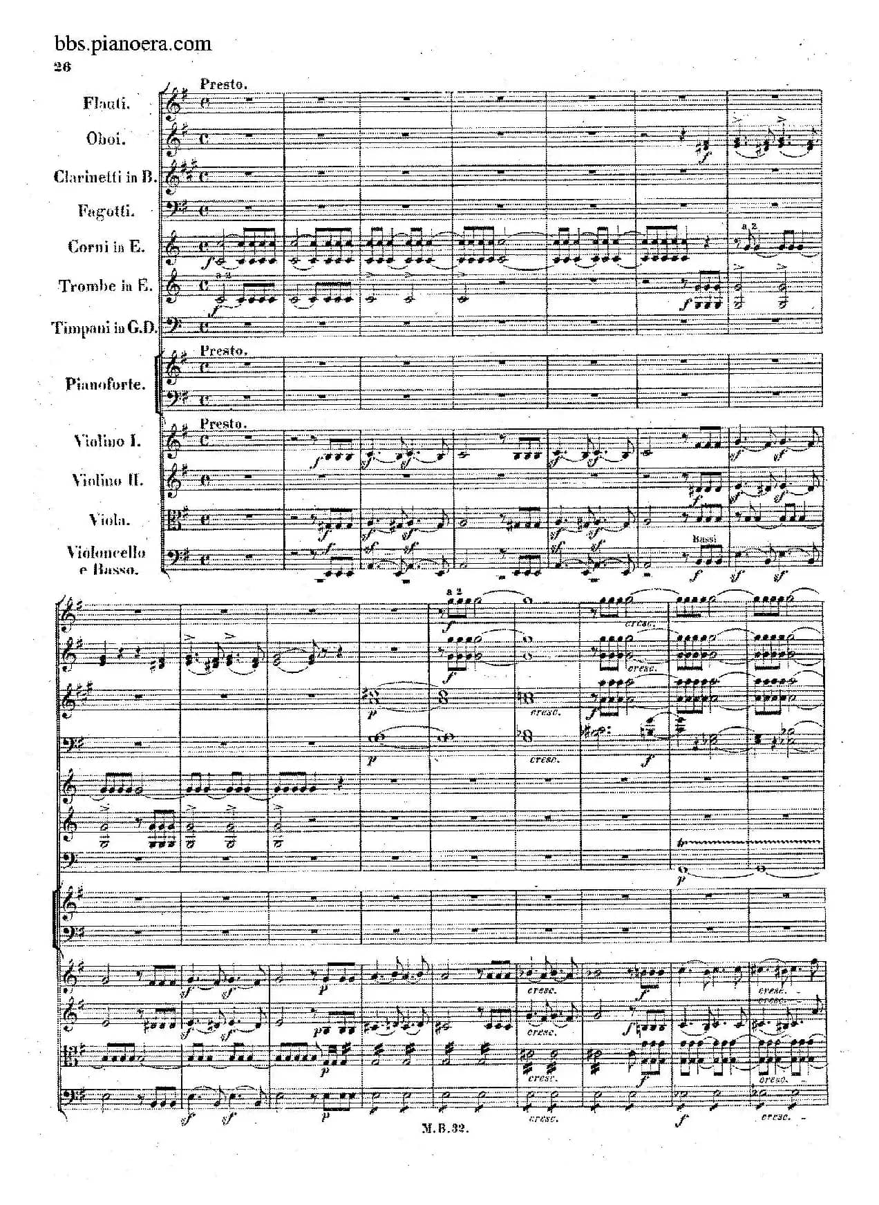 Piano Concerto No.1 in g Minor Op.25（g小调第一钢琴协奏曲·总谱）