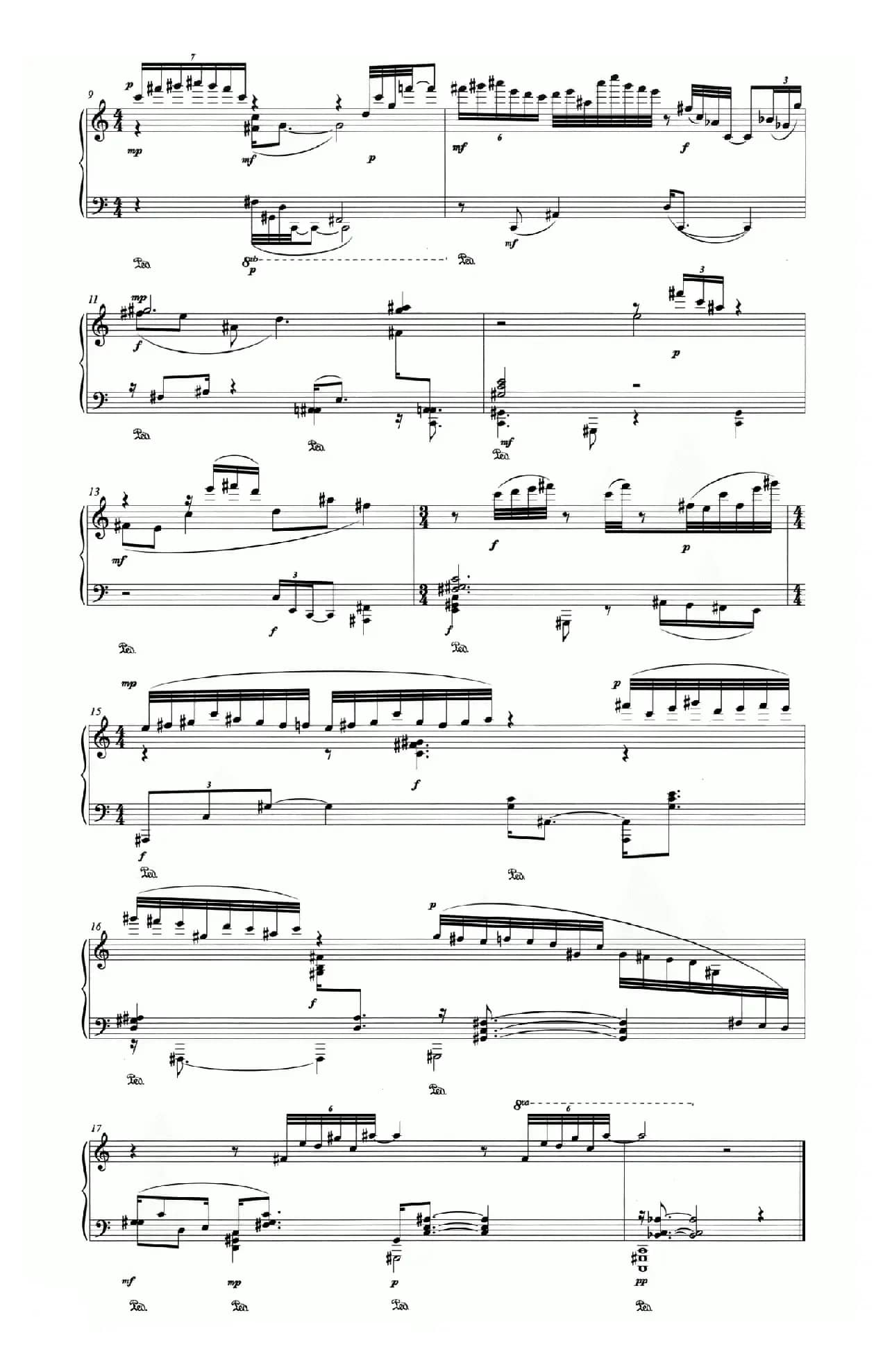 瀛洲五景（钢琴组曲）