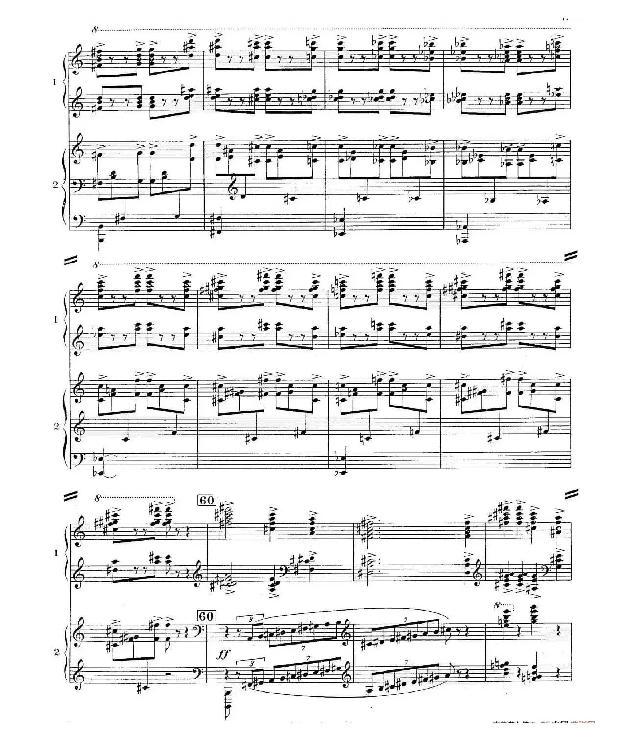 Concerto for 2 Pianos in d Minor（d小调双钢琴协奏曲· 第三乐章）