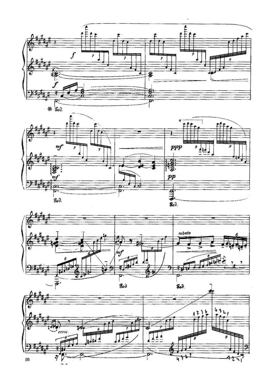 Six Préludes Exotiques Op·17（6首特色前奏曲·1）