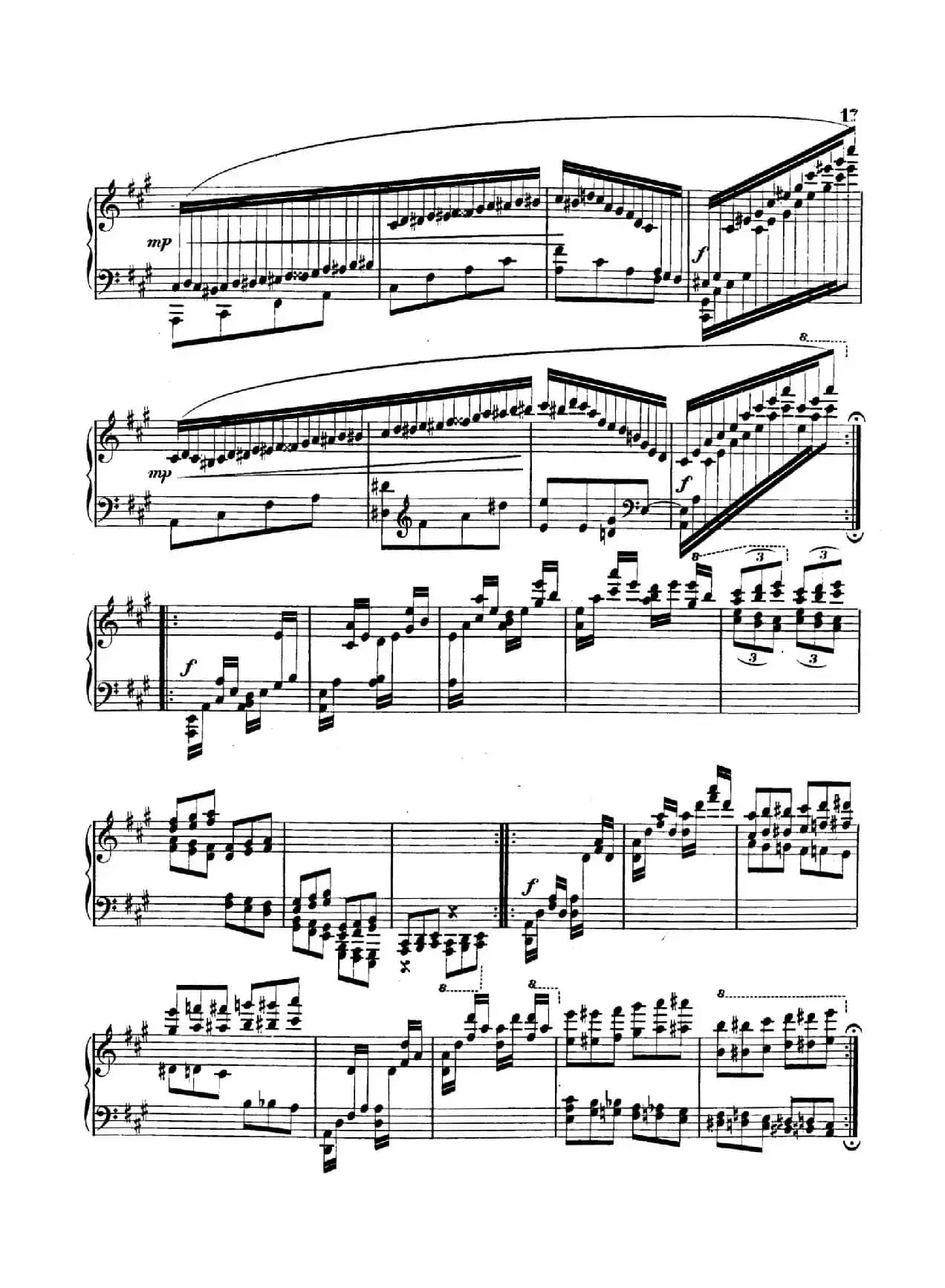 Variations on Yankee Doodle from Miscellenies Op.93（扬基嘟得主题变奏曲）