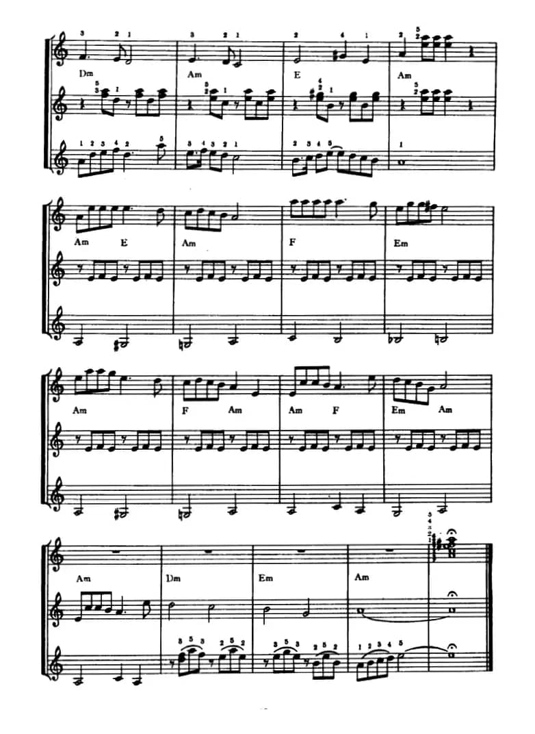 兰花草（三重奏）