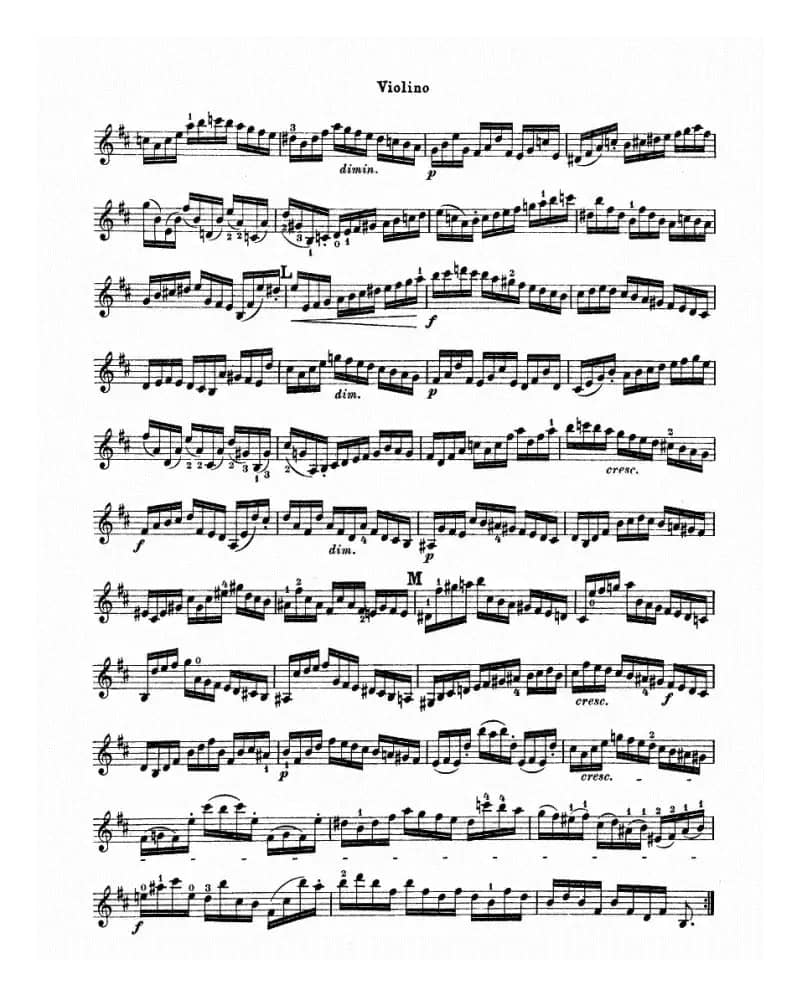 巴赫小提琴变奏曲（一）