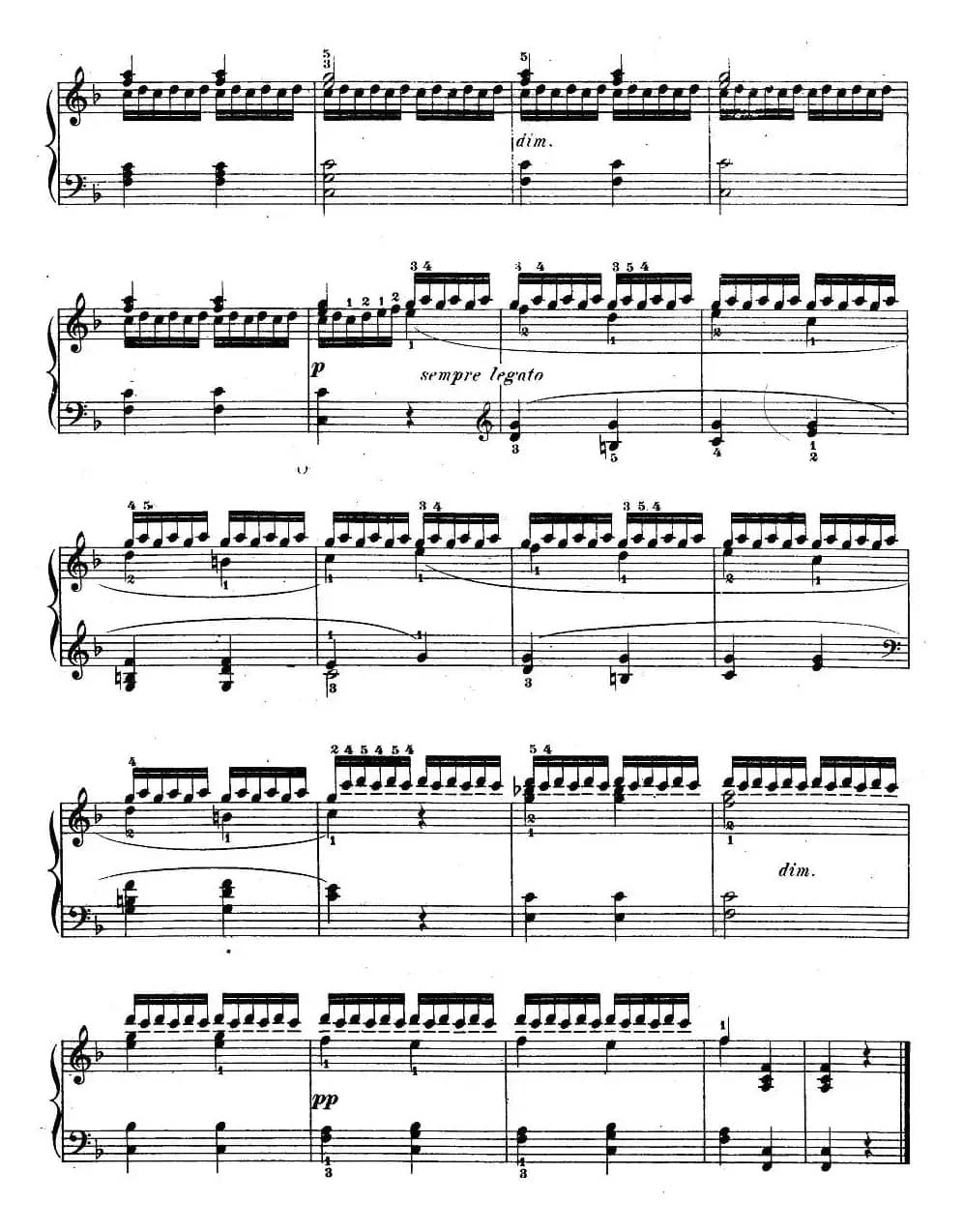 《车尔尼钢琴手指灵巧初步练习曲》OP.636-22