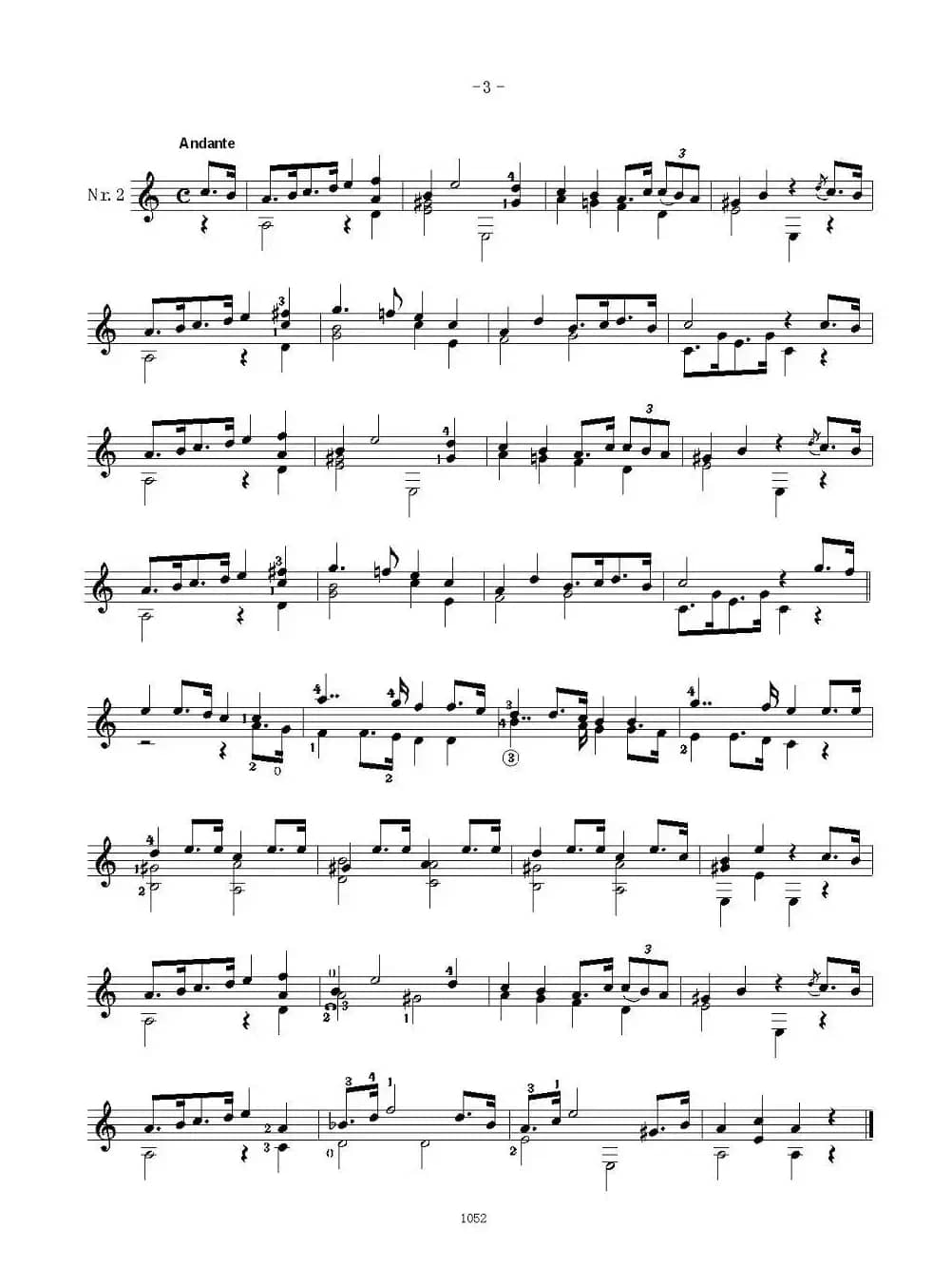 索尔·克斯特26首练习曲之1——5