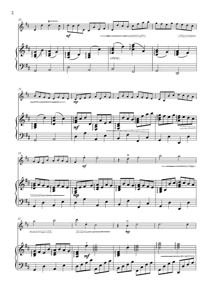 Kanon in D（卡农、小提琴+钢琴）