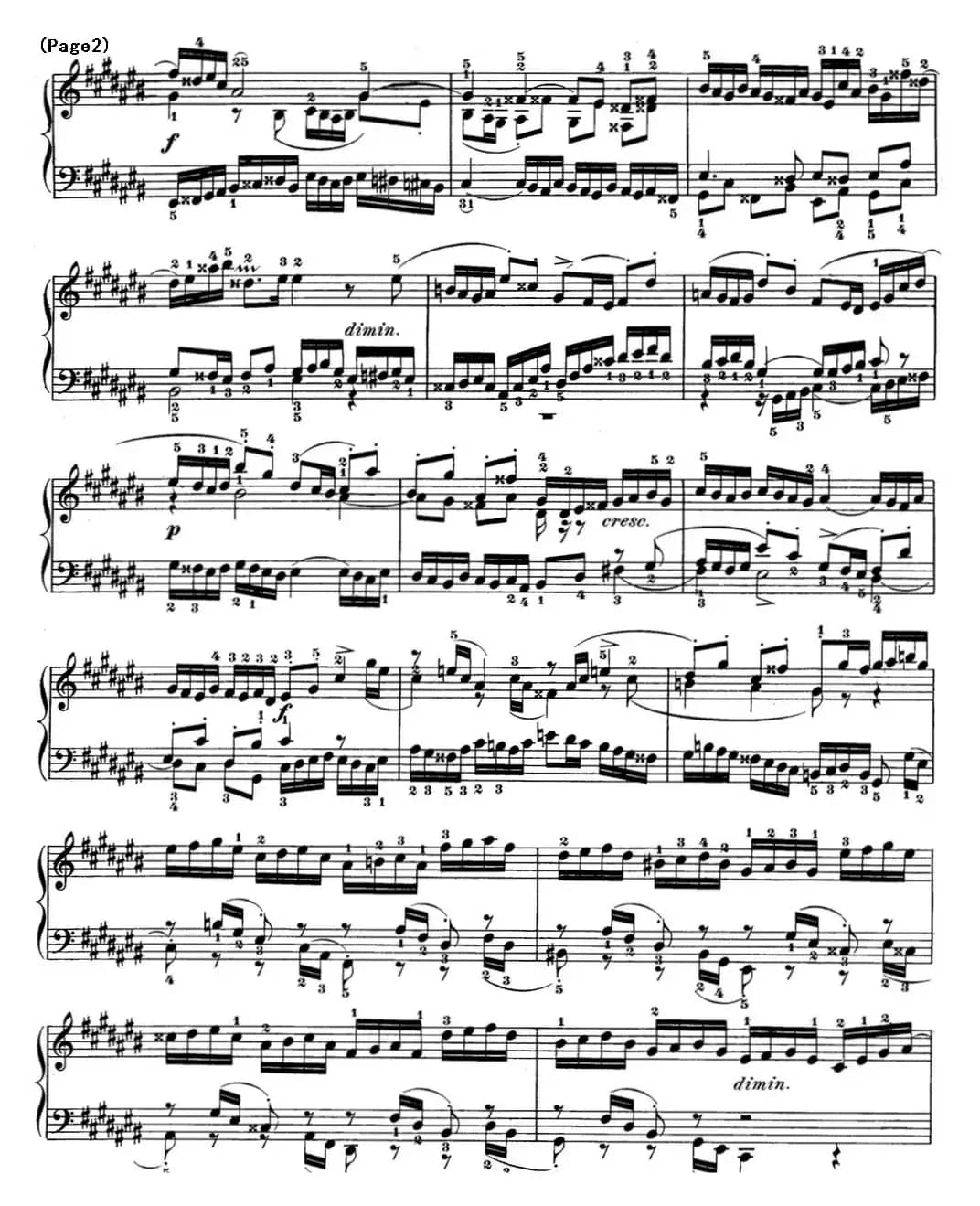 巴赫《平均律钢琴曲集·第一卷》之赋格曲（NO.3）