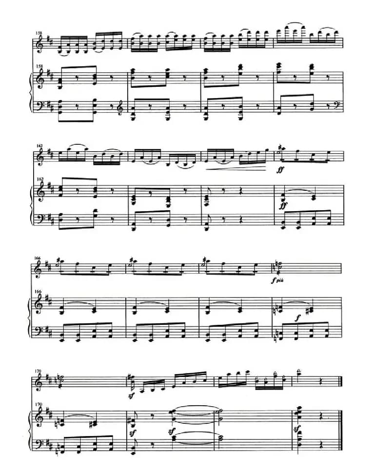 秋收舞曲（小提琴+钢琴伴奏）