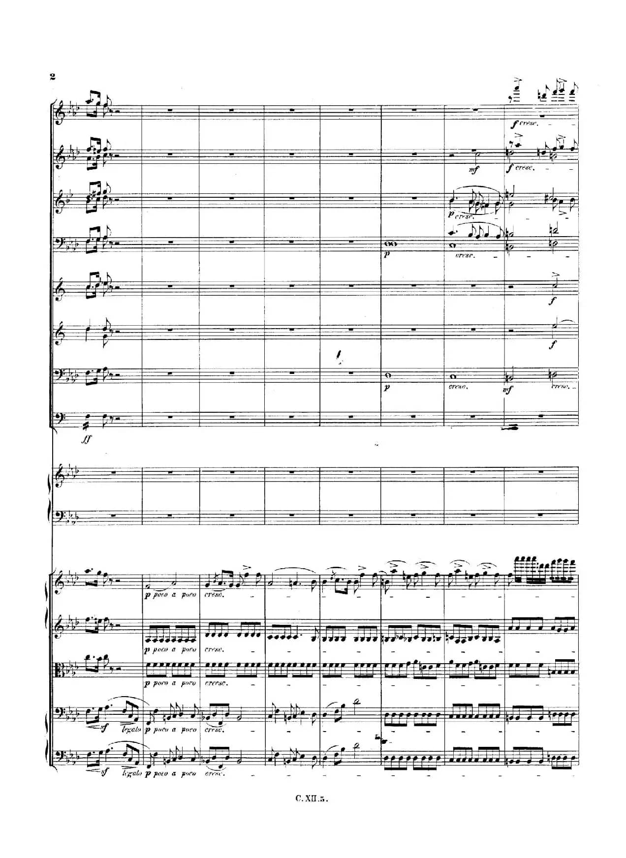 Piano Concerto No.2 in f Minor Op.21（f小调第二钢琴协奏曲·总谱）