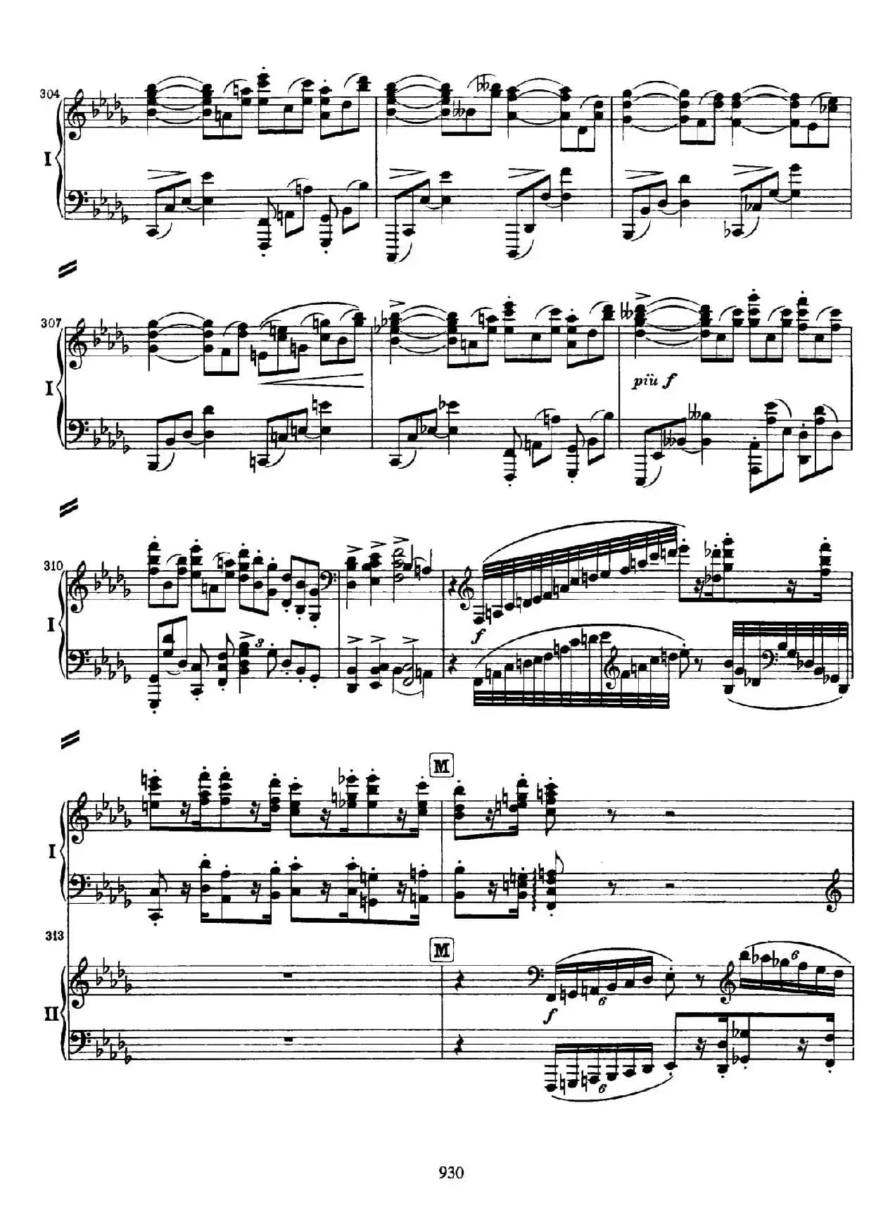 降B大调第二钢琴协奏曲 （P31——40）