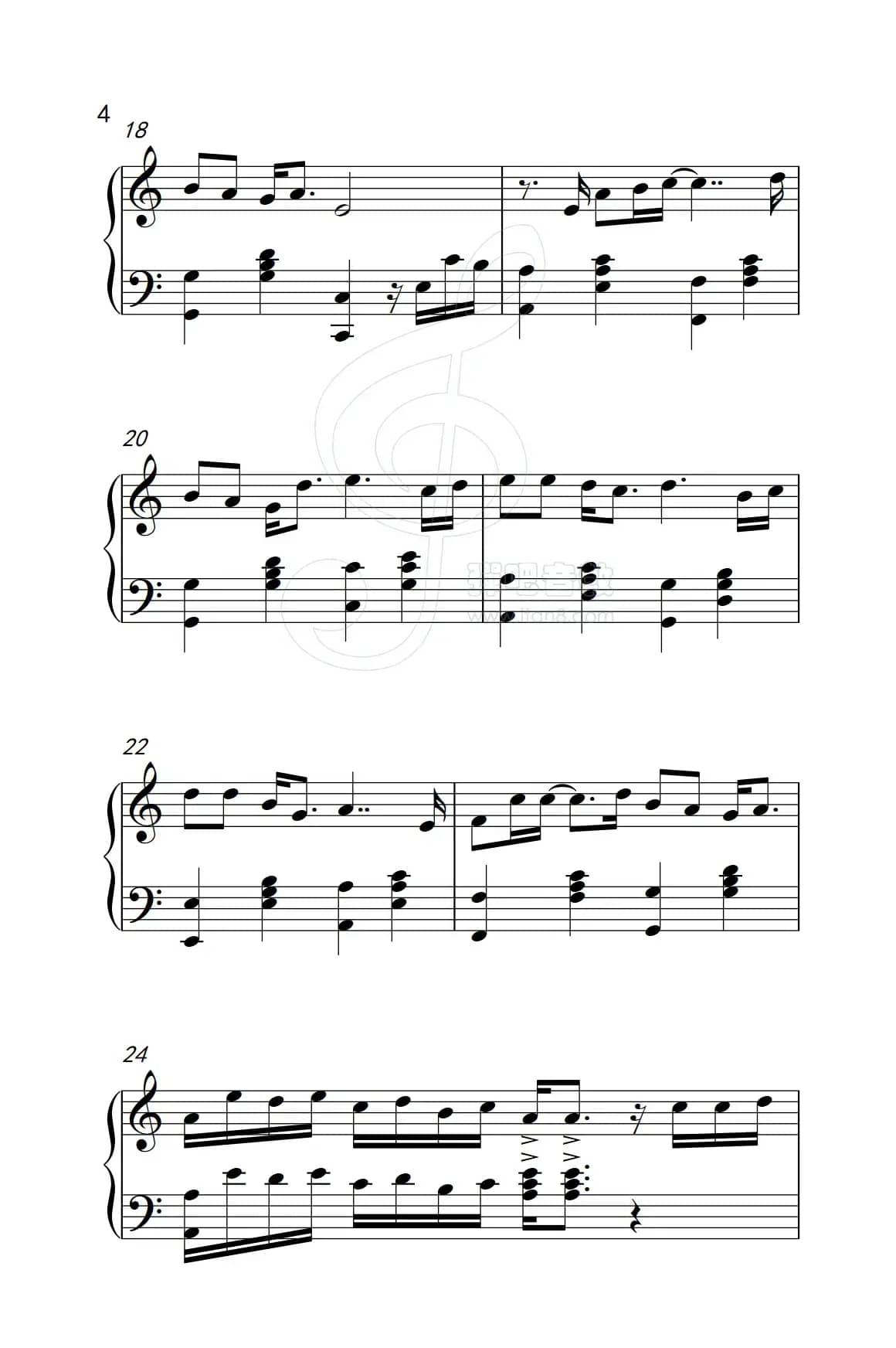 一千个伤心的理由（《弹吧音教》制谱版）