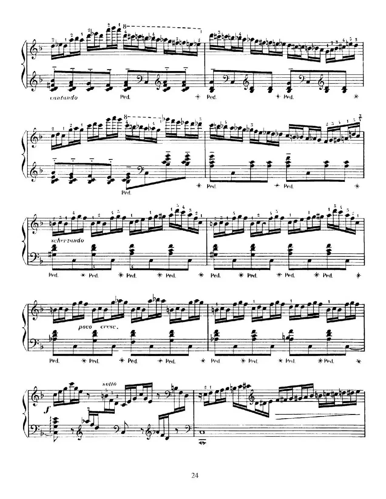15 Etudes de Vortuosite Op.72(15首辉煌练习曲·6)