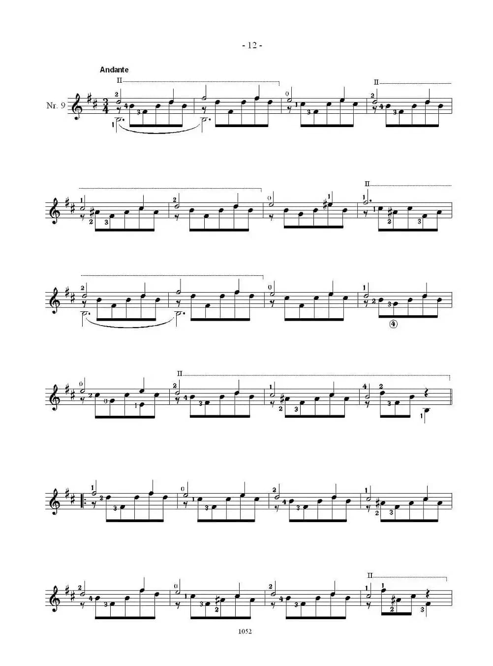 索尔·克斯特26首练习曲之6——10