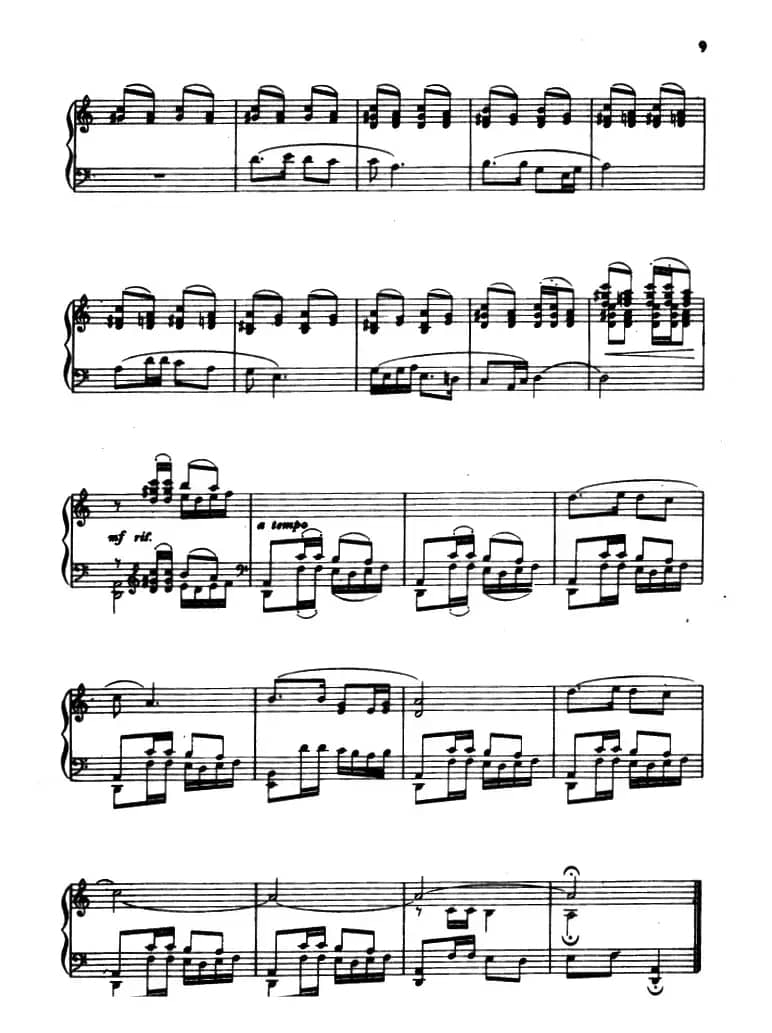 8首民歌短曲:7.城墙上跑马