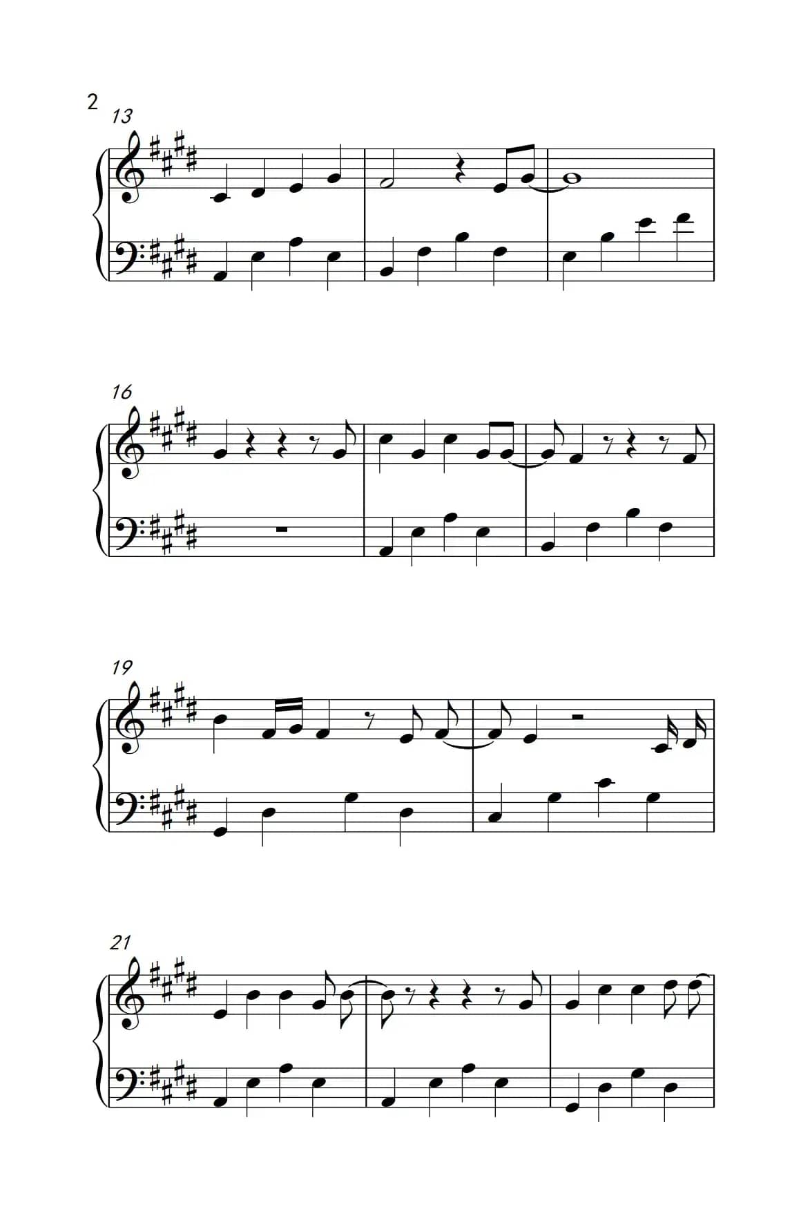 天将明（《弹吧音教》制谱版）