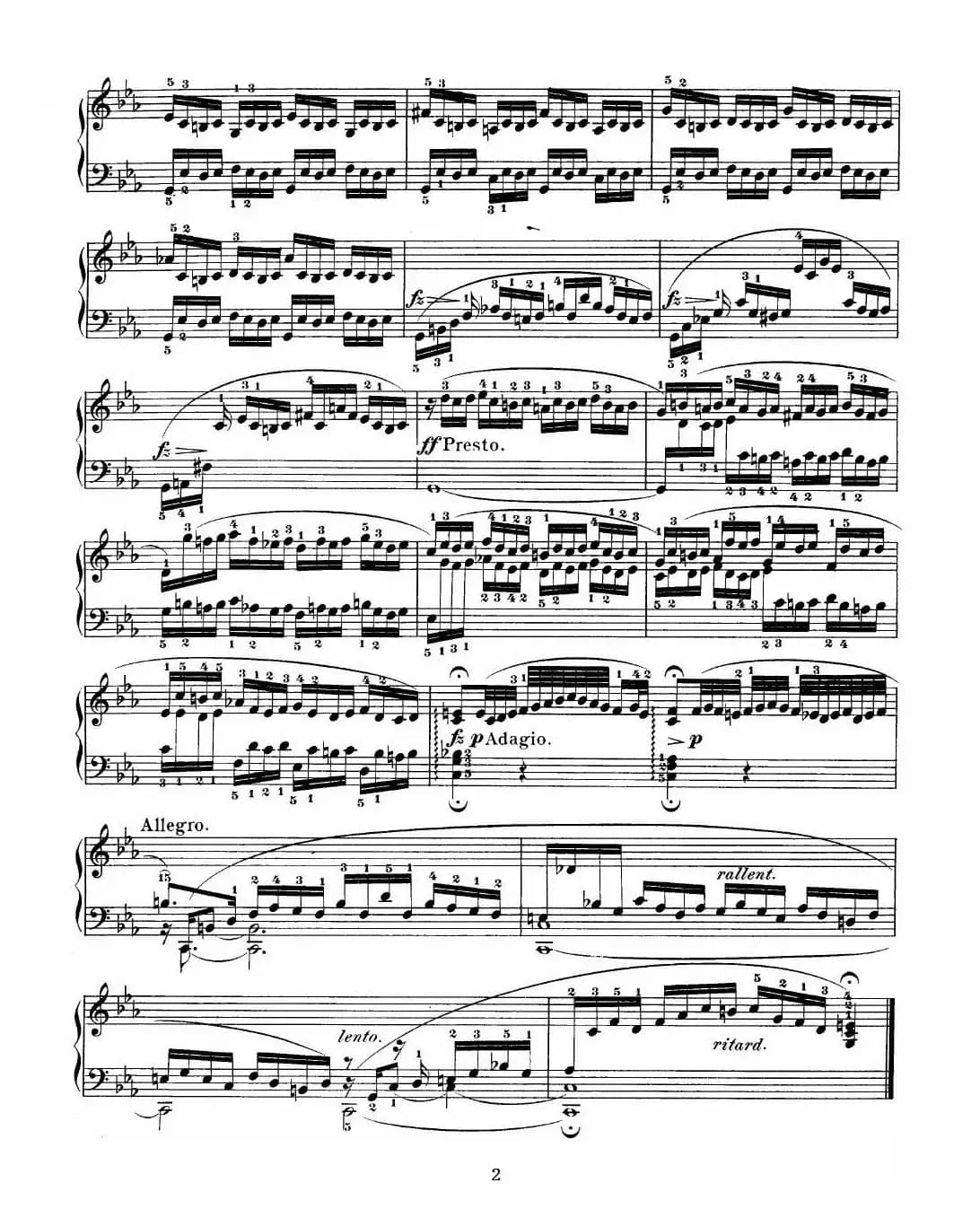 巴赫《平均律钢琴曲集》The Well Tempered Clavier（Prelude & Fugue_01）