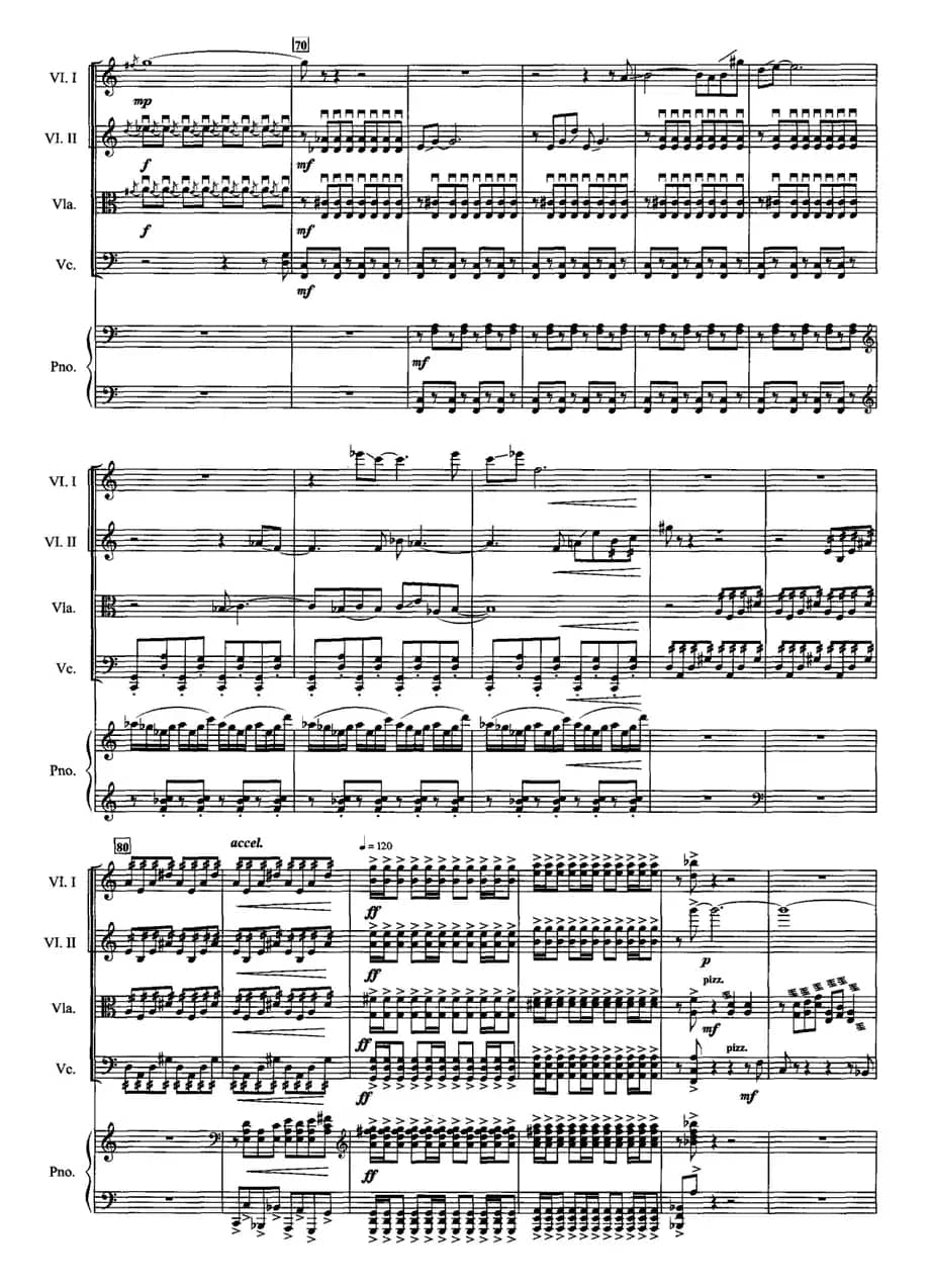 瑶山风（钢琴弦乐五重奏）