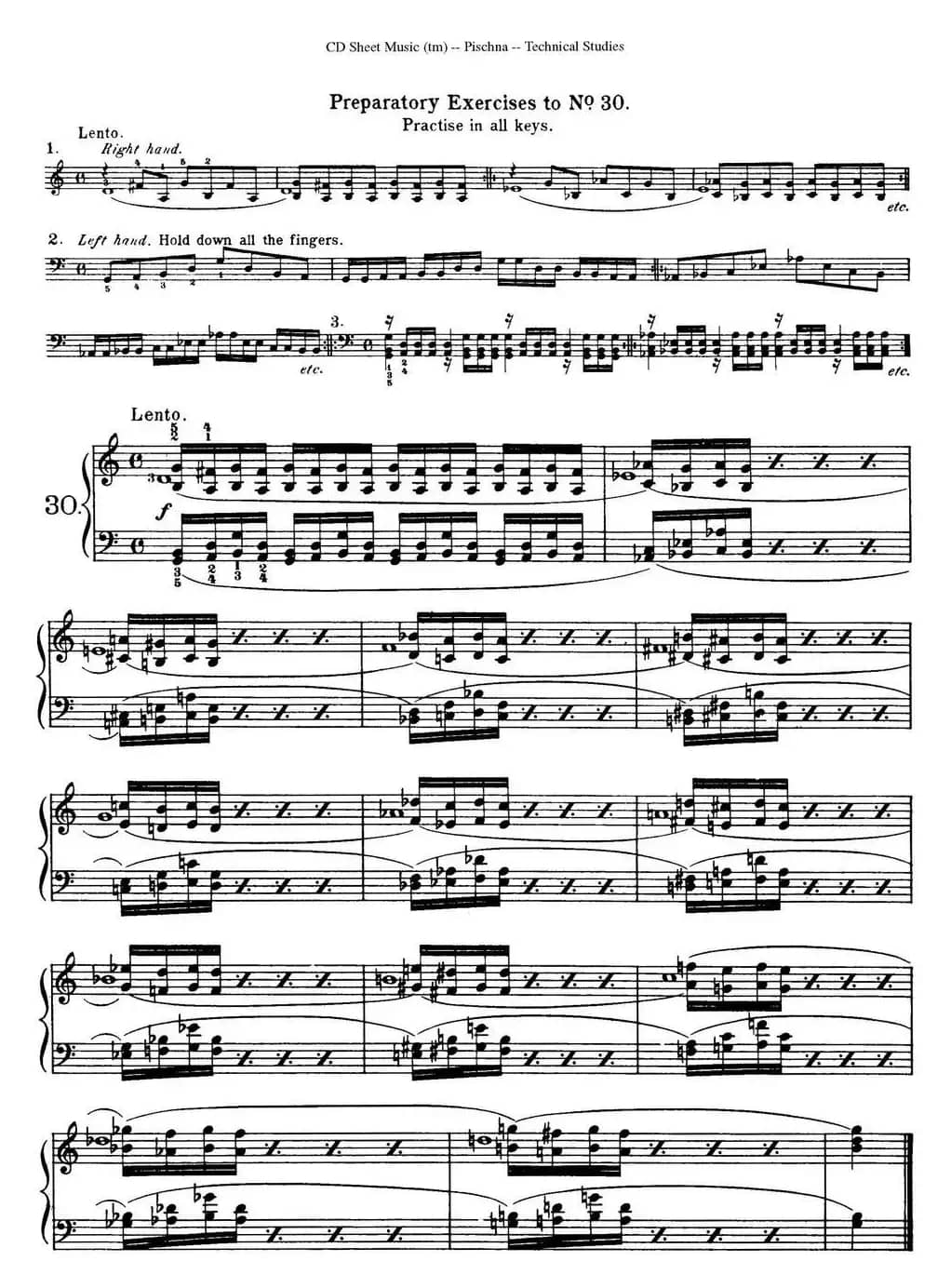 Technical Studies 60 Progressive Exercises （60首钢琴循序渐进练习曲 P41——50）