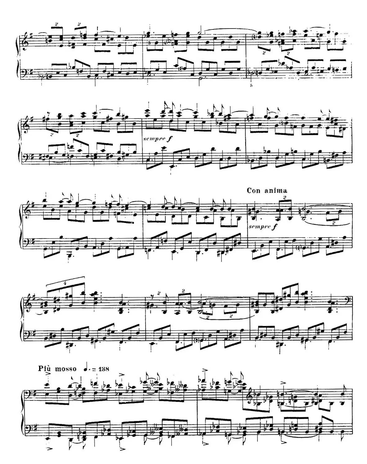 13 Nocturnes, Nocturne No. 12 in E minor （Op.107）